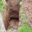 Watching Brief photograph, General post-excavation shot of Pole 6, Carzield Roman Fort, Kirkton, Dumfries