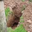 Watching Brief photograph, General post-excavation shot of Pole 6, Carzield Roman Fort, Kirkton, Dumfries