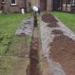 Excavation photograph, General shot taken from W, Carzield Roman Fort, Kirkton, Dumfries