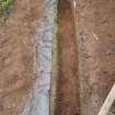 Excavation photograph, General shot of coach track taken from E, Carzield Roman Fort, Kirkton, Dumfries