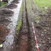 Excavation photograph, General shot of trench taken from NW, Carzield Roman Fort, Kirkton, Dumfries