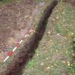 Excavation photograph, General shot taken from WNW, Carzield Roman Fort, Kirkton, Dumfries