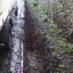 Excavation photograph, Surface (020)- orientated NE-SW? taken from NW, Wellington Bridge, Carzield Roman Fort, Kirkton, Dumfries