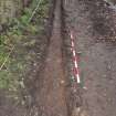 Excavation photograph, Surface (020) photos at intervals taken from SE, Wellington Bridge, Carzield Roman Fort, Kirkton, Dumfries