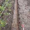 Excavation photograph, Surface (020) photos at intervals taken from SE, Wellington Bridge, Carzield Roman Fort, Kirkton, Dumfries