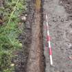 Excavation photograph, Surface (020) photos at intervals taken from SE, Wellington Bridge, Carzield Roman Fort, Kirkton, Dumfries