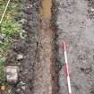 Excavation photograph, Surface (020) photos at intervals taken from SE, Wellington Bridge, Carzield Roman Fort, Kirkton, Dumfries