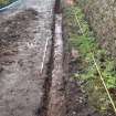 Excavation photograph, Surface (020) photos at intervals taken from SE, Wellington Bridge, Carzield Roman Fort, Kirkton, Dumfries