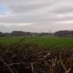 Excavation photograph, Looking across ramparts at SE of fort from position of [003] taken from SW, Wellington Bridge, Carzield Roman Fort, Kirkton, Dumfries