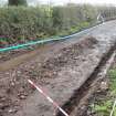 Excavation photograph, Surface (021) of , Wellington Bridge, Carzield Roman Fort, Kirkton, Dumfries