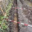 Excavation photograph, Direction of (020) if extending NE of , Wellington Bridge, Carzield Roman Fort, Kirkton, Dumfries