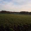 Excavation photograph, Looking ENE from road at SE of fort taken from WSW, Wellington Bridge, Carzield Roman Fort, Kirkton, Dumfries