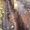 Excavation photograph, Stripping of (021) taken from SE, Wellington Bridge, Carzield Roman Fort, Kirkton, Dumfries