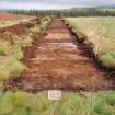 Evaluation photograph, Post-excavation Trench 44 taken from W, Soutra Quarry Extension, Humbie, Borders