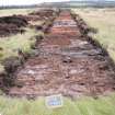 Evaluation photograph, Post-excavation Trench 46 taken from W, Soutra Quarry Extension, Humbie, Borders