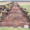 Evaluation photograph, Post-excavation Trench 47 taken from W, Soutra Quarry Extension, Humbie, Borders