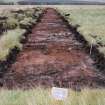 Evaluation photograph, Post-excavation Trench 48 taken from W, Soutra Quarry Extension, Humbie, Borders