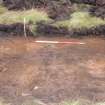 Evaluation photograph, S facing section taken from S, Soutra Quarry Extension, Humbie, Borders