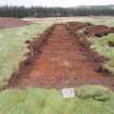 Evaluation photograph, Post-excavation Trench 57 taken from W, Soutra Quarry Extension, Humbie, Borders