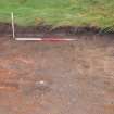 Evaluation photograph, N facing section of trench taken from N, Soutra Quarry Extension, Humbie, Borders