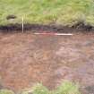 Evaluation photograph, N facing section taken from N, Soutra Quarry Extension, Humbie, Borders