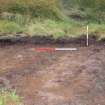 Evaluation photograph, N facing section taken from N, Soutra Quarry Extension, Humbie, Borders