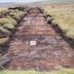 Evaluation photograph, Post-excavation Trench 68 taken from W, Soutra Quarry Extension, Humbie, Borders