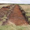 Evaluation photograph, Post-excavation Trench 7 taken from W, Soutra Quarry Extension, Humbie, Borders