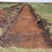 Evaluation photograph, Post-excavation Trench 8 taken from W, Soutra Quarry Extension, Humbie, Borders