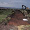 Evaluation photograph, Post-excavation Trench 11 taken from E, Soutra Quarry Extension, Humbie, Borders