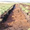 Evaluation photograph, Post-excavation Trench 16 taken from E, Soutra Quarry Extension, Humbie, Borders