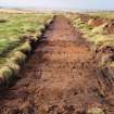 Evaluation photograph, Post-excavation Trench 17 taken from E, Soutra Quarry Extension, Humbie, Borders