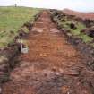 Evaluation photograph, Post-excavation Trench 20 taken from E, Soutra Quarry Extension, Humbie, Borders