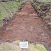 Evaluation photograph, Post-excavation Trench 21 taken from E, Soutra Quarry Extension, Humbie, Borders