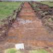 Evaluation photograph, Post-excavation Trench 22 taken from E, Soutra Quarry Extension, Humbie, Borders