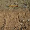 Watching Brief photograph, General view showing topsoil depth across central part of site taken from S, Edston Quarry, Scottish Borders