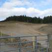 Watching Brief photograph, General view phase 2 topsoil strip taken from SW, Edston Quarry, Scottish Borders