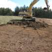 Watching Brief photograph, General view phase 2 stripping topsoil taken from W, Edston Quarry, Scottish Borders