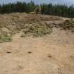 Watching Brief photograph, Pits post-excavation sectioned taken from W, Edston Quarry, Scottish Borders