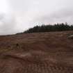 Watching Brief photograph, General view of site after topsoil strip taken from SW, Edston Quarry, Scottish Borders