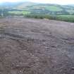 Watching Brief photograph, General view of site after topsoil strip taken from NE, Edston Quarry, Scottish Borders