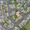 Aerial view showing Mid- to Late C20 (Barefoots) Area of Townscape Character, Eyemouth