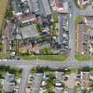 Aerial view showing Modern (Acredale) and Mid- to Late C20 (Deanhead) Areas of Townscape Character, Eyemouth