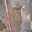 Excavation photograph, Detail from above, Paisley Abbey, Renfrewshire