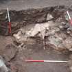 Excavation photograph, Detail - final clean, Paisley Abbey, Renfrewshire