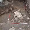 Excavation photograph, Detail final clean, Paisley Abbey, Renfrewshire