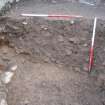 Excavation photograph, Detail of S section, Paisley Abbey, Renfrewshire