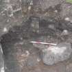 Excavation photograph, Detail of cobbled surface associated with tenements, Paisley Abbey, Renfrewshire