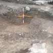 Excavation photograph, Section through 018, Paisley Abbey, Renfrewshire