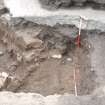 Excavation photograph, Detail of E section under concrete, Paisley Abbey, Renfrewshire